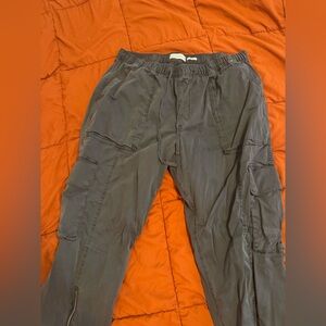 Abercrombie & Fitch Men's Charcoal Cargo Pants